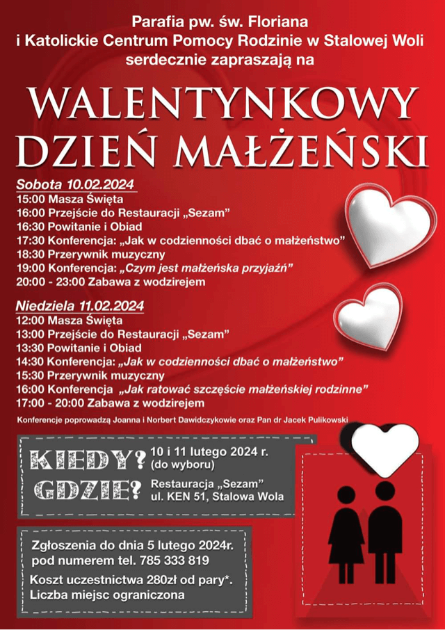 Walentynkowy Dzień Małżeński 2024